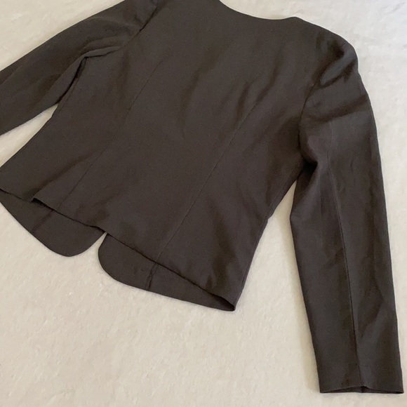 MG Gamboa | Clasp Closure Lined Layering Jacket Philippines Dark Gray (S) - Picture 14 of 15